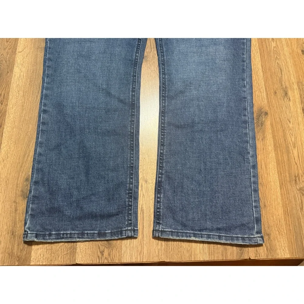 TK Axel Jeans Mens Size 40 Blue Denim Jeans Dark Wash Pockets Slim Boot